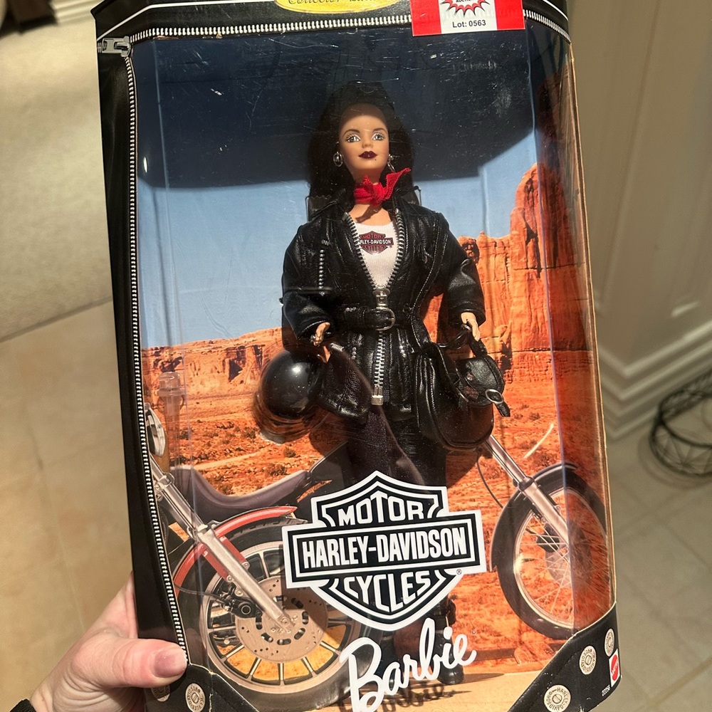 Harley-Davidson Barbie Doll in Black Leather Jacket